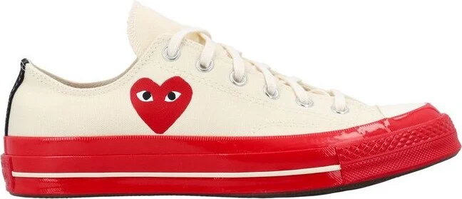 Comme des Garçons Play X Converse Chuck 70 Low-Top Sneakers