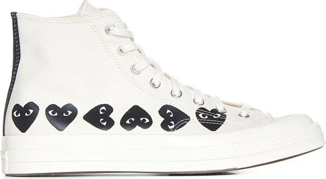 Comme des Garçons Play X Converse Chuck High Top Sneakers
