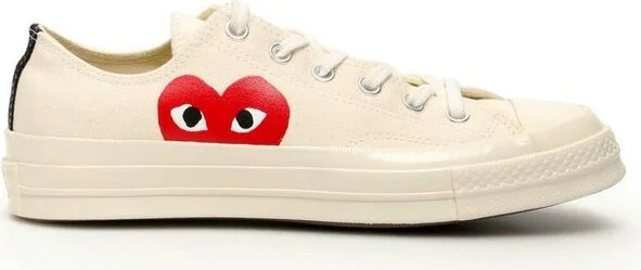 Comme des Garçons Play X Converse Chuck Taylor Heart 1970s Sneakers