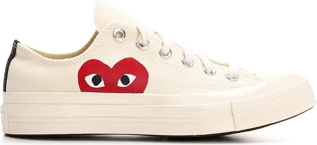 Comme des Garçons Play X Converse Chuck Taylor Heart 1970s Sneakers