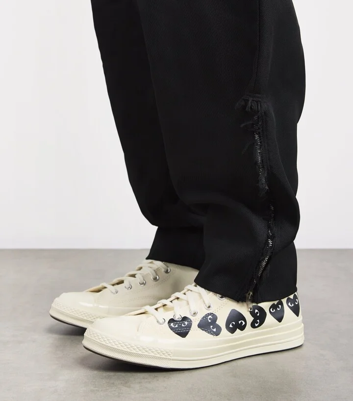 Comme Des Garçons Play x Converse Heart Chuck Taylor All Star '70 High-Top Sneakers - Image 2