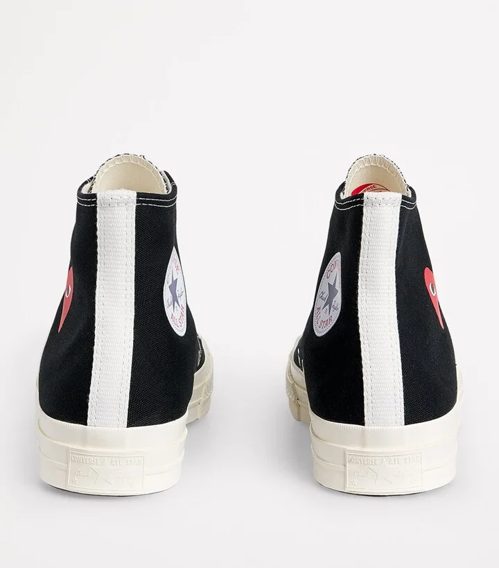 Comme Des Garçons Play x Converse Heart Chuck Taylor All Star '70 High-Top Sneakers - Image 4