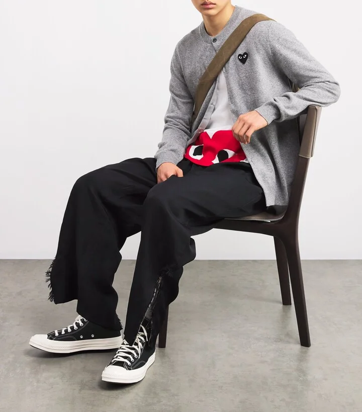 Comme Des Garçons Play x Converse Heart Chuck Taylor All Star '70 High-Top Sneakers - Image 6