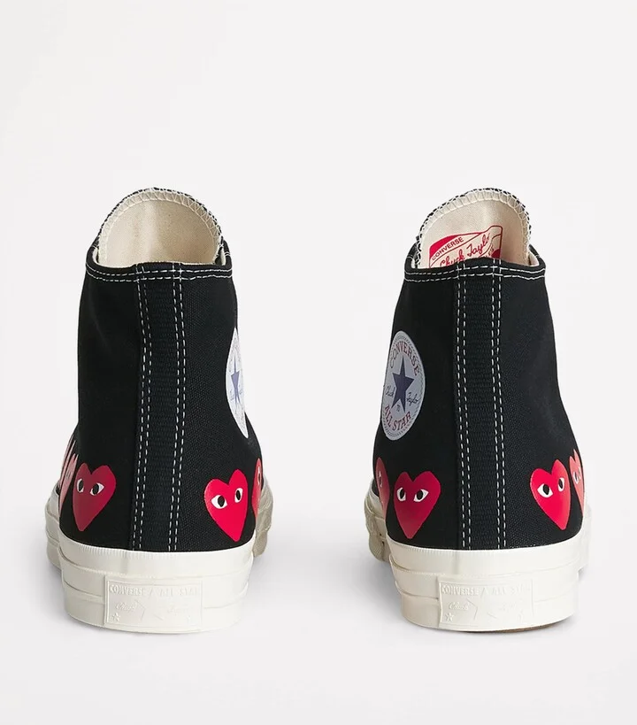 Comme Des Garçons Play x Converse Heart Chuck Taylor All Star '70 High-Top Sneakers - Image 4