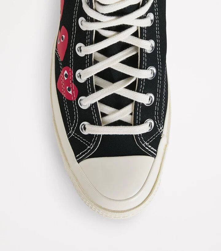 Comme Des Garçons Play x Converse Heart Chuck Taylor All Star '70 High-Top Sneakers - Image 5