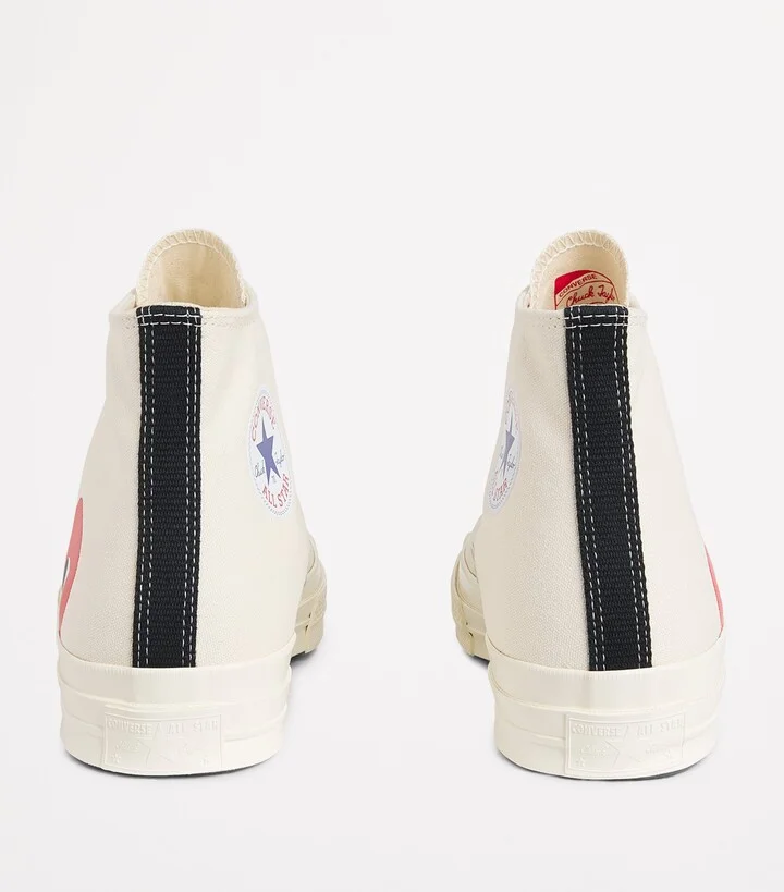 Comme Des Garçons Play x Converse Heart Chuck Taylor All Star '70 High-Top Sneakers - Image 4