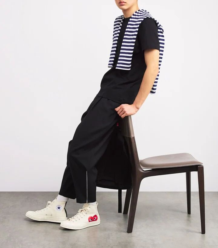 Comme Des Garçons Play x Converse Heart Chuck Taylor All Star '70 High-Top Sneakers - Image 6