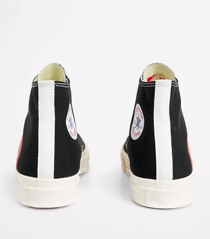 Comme Des Garçons Play x Converse Heart Chuck Taylor All Star '70 High-Top Sneakers - Image 4