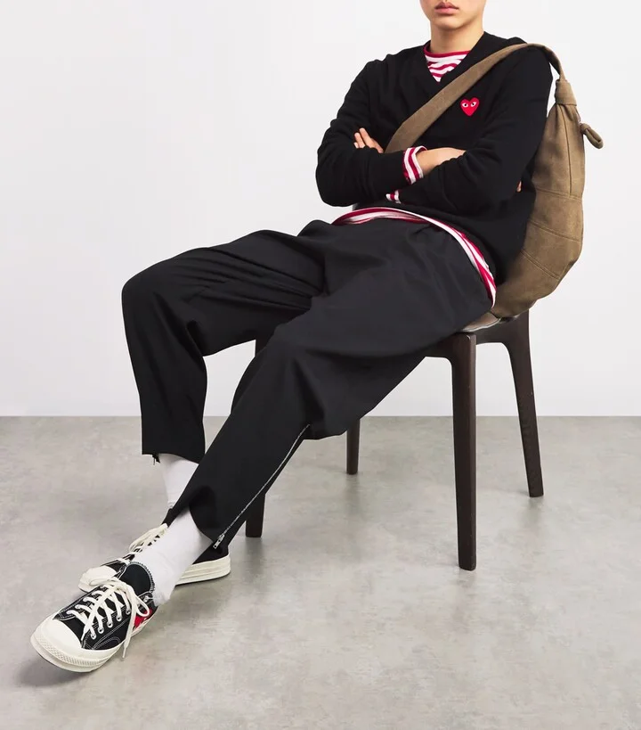 Comme Des Garçons Play x Converse Heart Chuck Taylor All Star '70 Low-Top Sneakers - Image 6