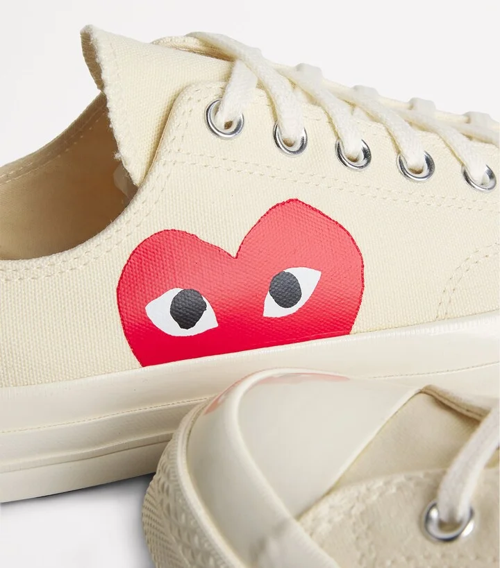 Comme Des Garçons Play x Converse Heart Chuck Taylor All Star '70 Low-Top Sneakers - Image 6