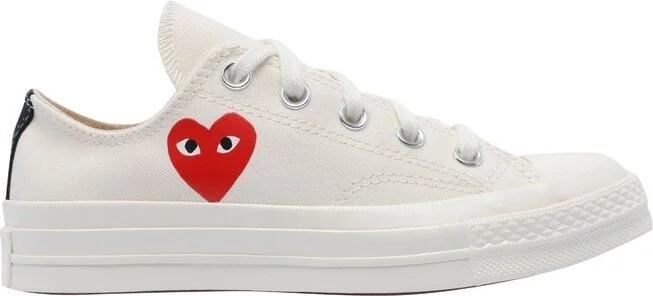 Comme des Garçons Play X Converse Heart Lace-Up Sneakers