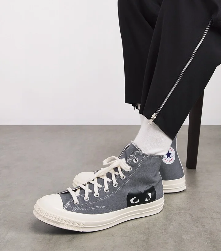 Comme Des Garçons Play x Converse High-Top Heart Chuck 70 Sneakers - Image 2