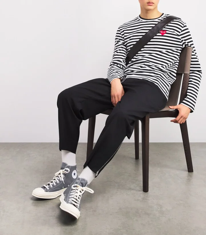 Comme Des Garçons Play x Converse High-Top Heart Chuck 70 Sneakers - Image 6