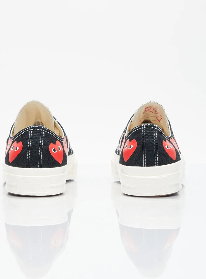 Comme des Garçons PLAY x Converse Multi-heart Chuck 70 Sneakers - Sneakers Black Us - 09 - Image 5