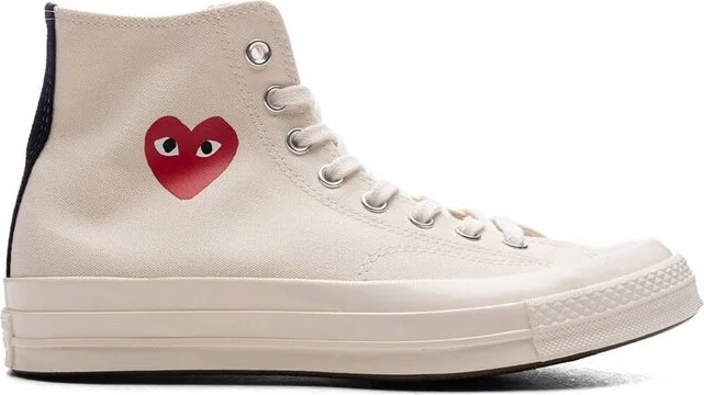 Comme Des Garcons Play X Converse Play Chuck 70 Lace-Up Sneakers