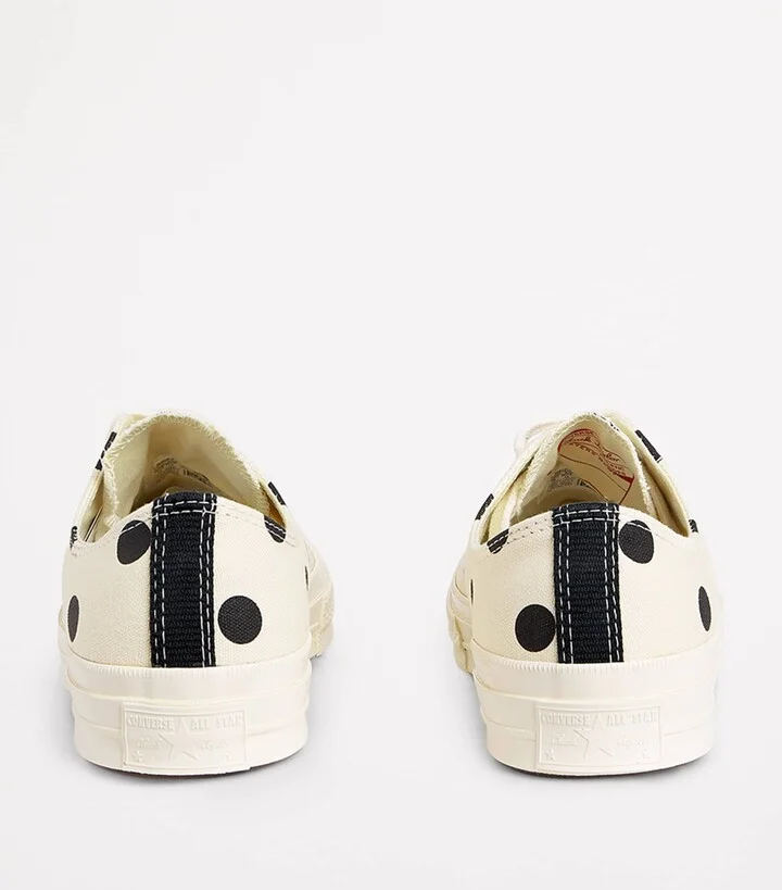 Comme Des Garçons Play x Converse Polka Dot Heart Chuck Taylor All Star '70 Low-Top Sneakers - Image 4