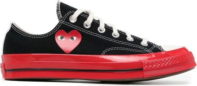 Comme des Garçons Play X Converse Red Sole Low-Top Sneakers