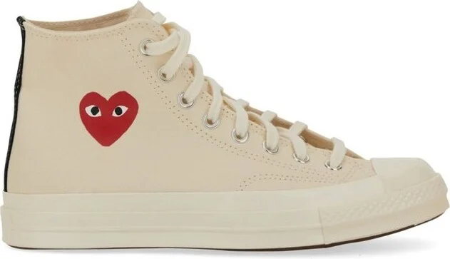 Comme des Garcons Play X Converse Single Heart Chuck 70 Sneakers