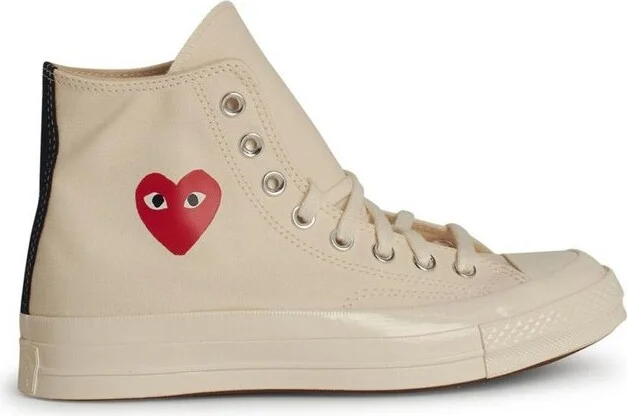 Comme des Garcons Play X Converse Single Heart Chuck 70 Sneakers