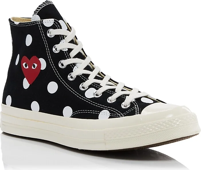 Comme Des Garcons Play x Converse Unisex Chuck Taylor High Top Sneakers