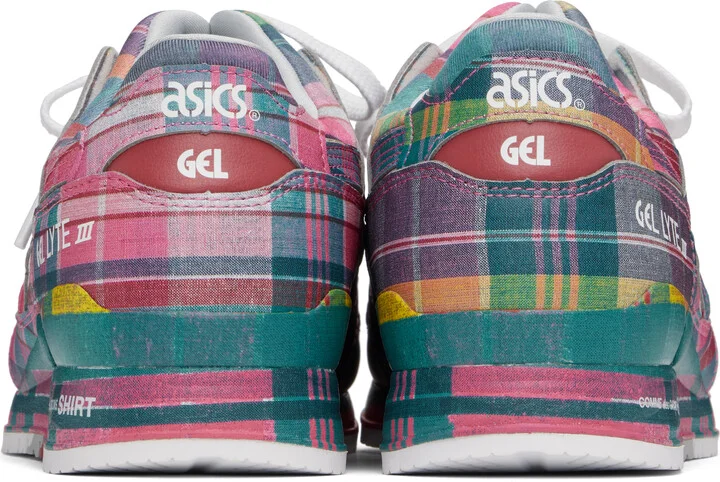 Comme des Garçons Shirt Pink ASICS Edition GEL-LYTE III 07 Remastered Sneakers - Image 2