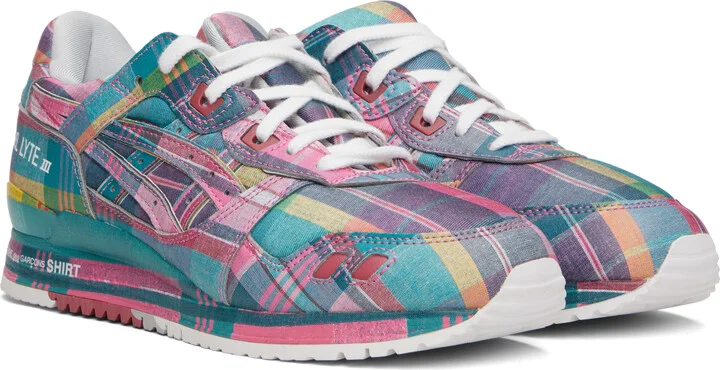 Comme des Garçons Shirt Pink ASICS Edition GEL-LYTE III 07 Remastered Sneakers - Image 4