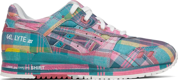 Comme des Garçons Shirt Pink ASICS Edition GEL-LYTE III 07 Remastered Sneakers