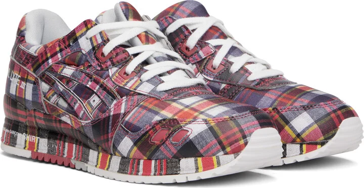 Comme des Garçons Shirt Red ASICS Edition GEL-LYTE III 07 Remastered Sneakers - Image 4