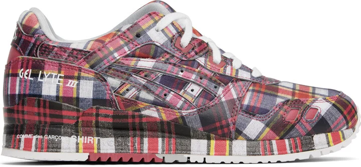 Comme des Garçons Shirt Red ASICS Edition GEL-LYTE III 07 Remastered Sneakers