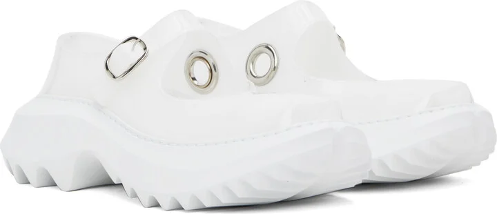 Comme des Garçons White Phileo Edition Sneakers - Image 4