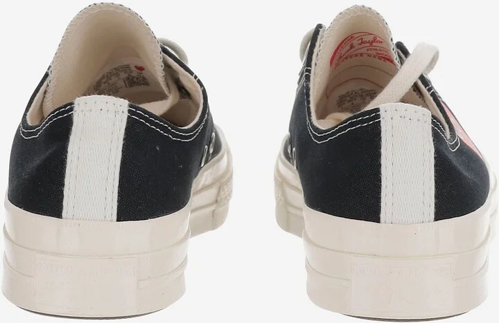 Comme Des Garçons X Converse Canvas Sneakers - Image 4