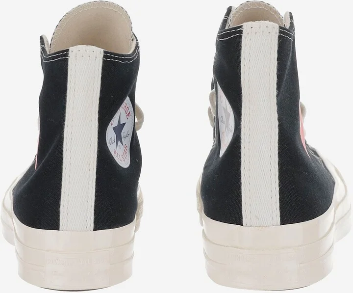 Comme Des Garçons X Converse Canvas Sneakers - Image 4