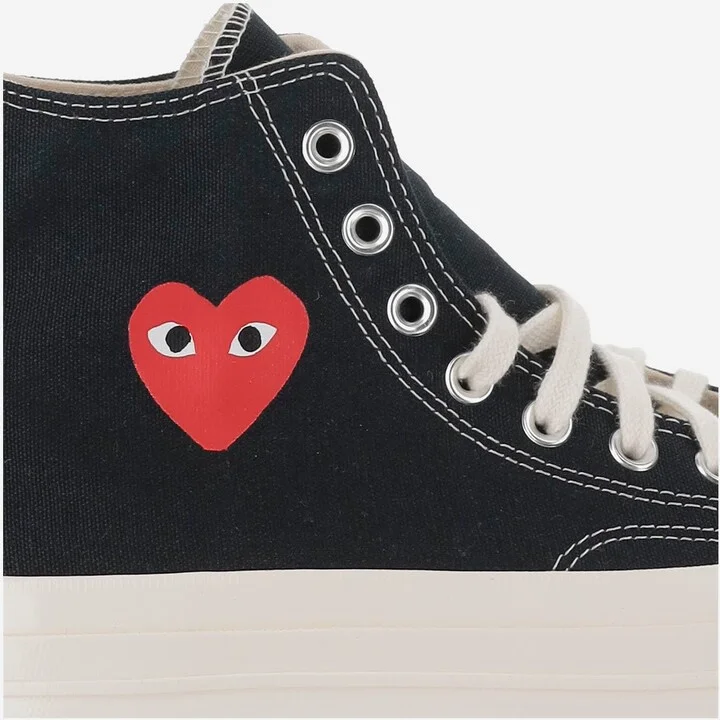 Comme Des Garçons X Converse Canvas Sneakers - Image 5