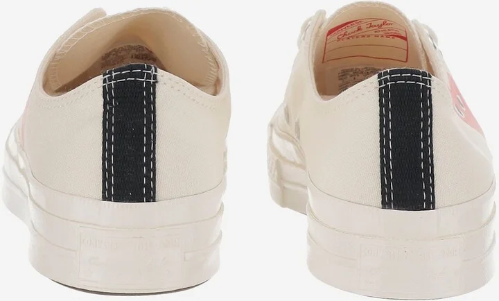 Comme Des Garçons X Converse Canvas Sneakers - Image 4