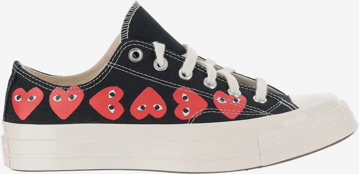 Comme Des Garçons X Converse Canvas Sneakers