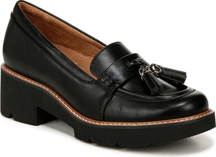BLACK FAUX LEATHER