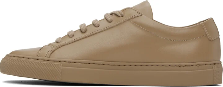 Common Projects Beige Achilles Low Sneakers - Image 3