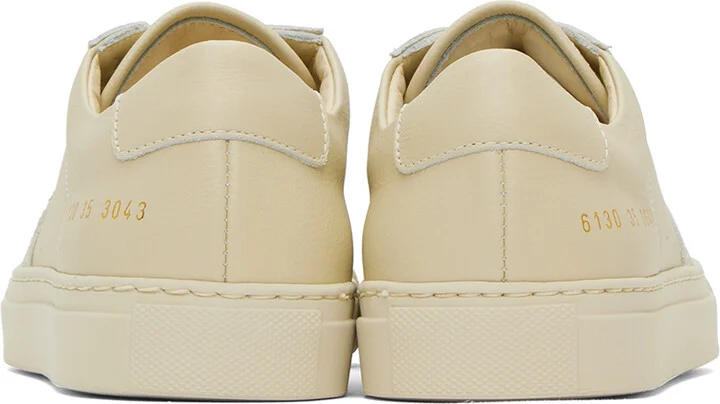 Common Projects Beige BBall Low Sneakers - Image 2