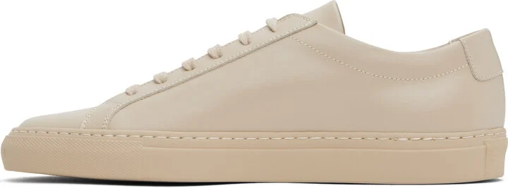 Common Projects Beige Original Achilles Low Sneakers - Image 3