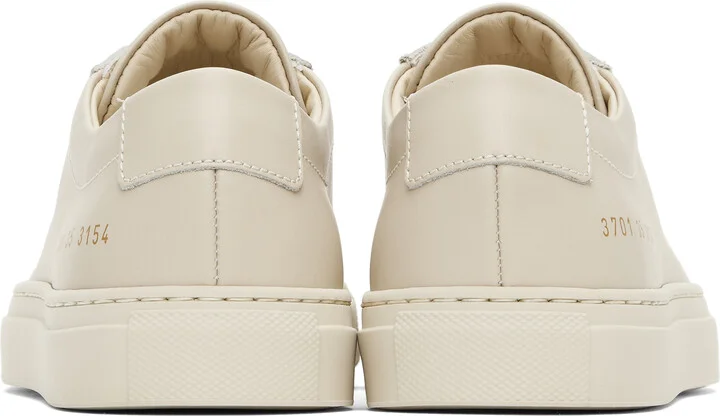 Common Projects Beige Original Achilles Low Sneakers - Image 2