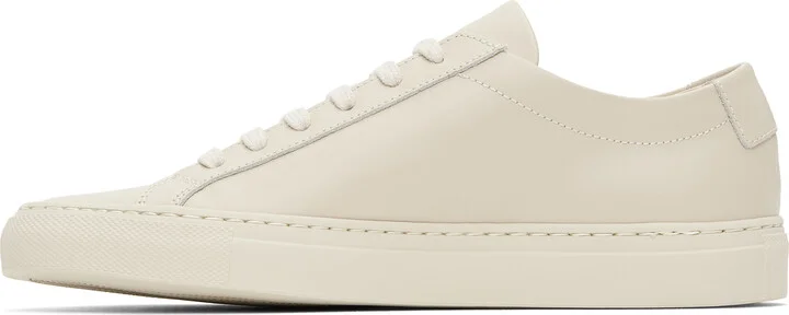 Common Projects Beige Original Achilles Low Sneakers - Image 3