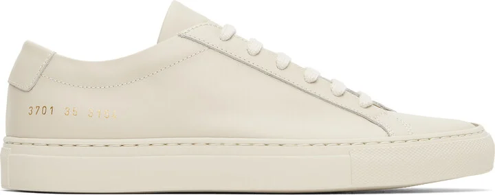 Common Projects Beige Original Achilles Low Sneakers