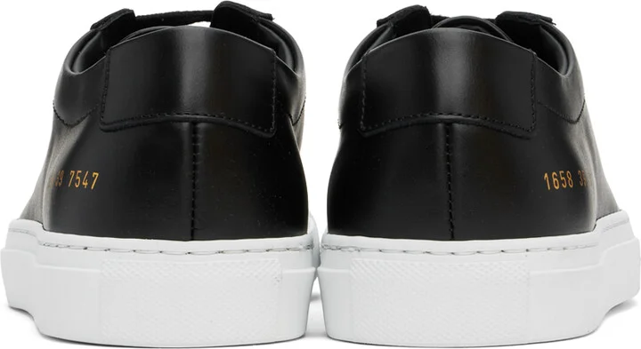 Common Projects Black Achilles Low Sneakers - Image 2