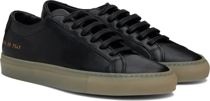 Common Projects Black Achilles Sneakers - Image 4
