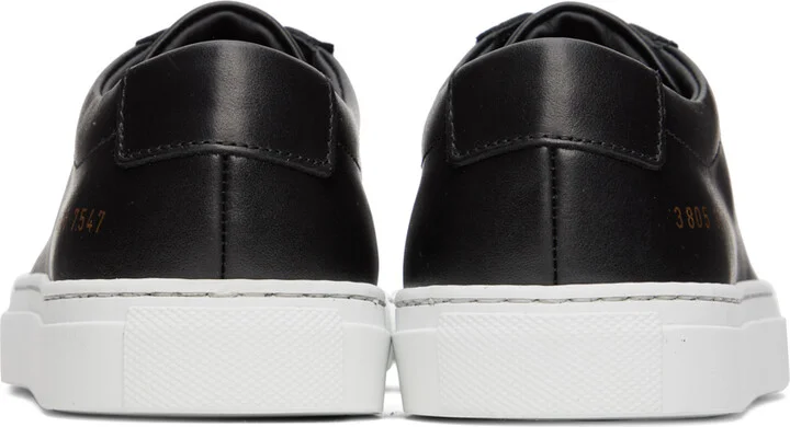 Common Projects Black Achilles Sneakers - Image 2