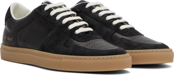 Common Projects Black BBall Duo Slim Sneakers - Image 4