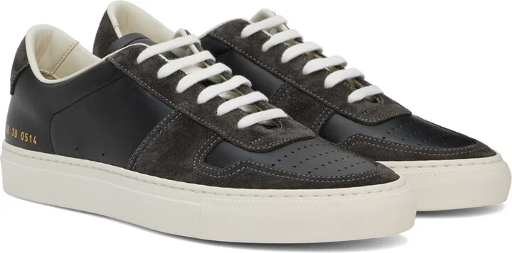 Common Projects Black BBall Duo Sneakers - Image 4