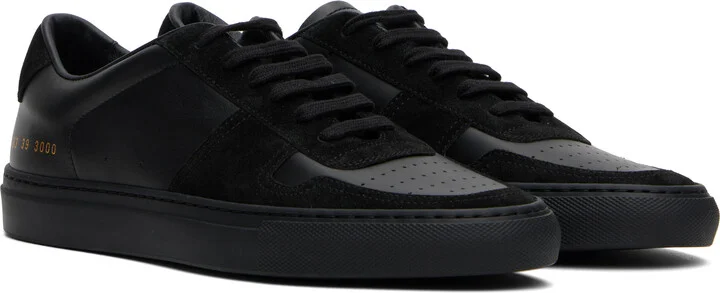 Common Projects Black BBall Duo Sneakers - Image 4