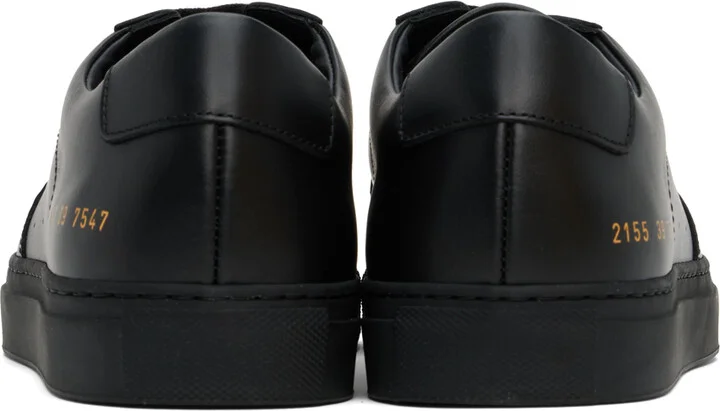 Common Projects Black BBall Low Sneakers - Image 2