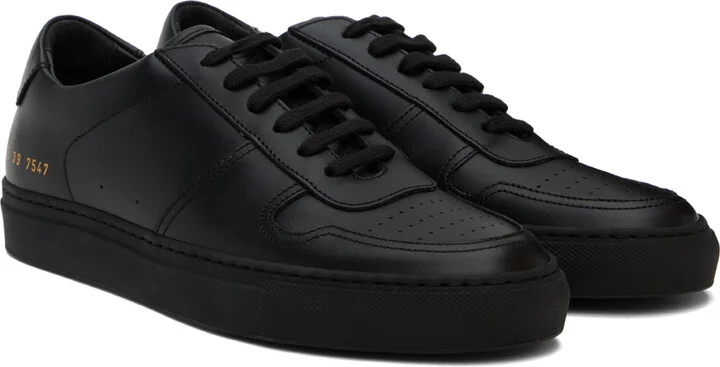 Common Projects Black BBall Low Sneakers - Image 4
